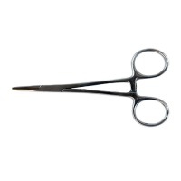 Stainless Steel Mosquito Forceps Straight Tip 12 cm: Safety lock